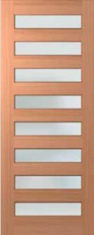 8L Horizontal Meranti Door