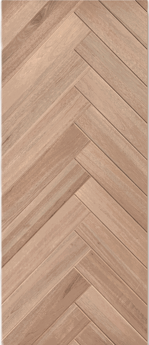 Meranti Herringbone A-Shade Door